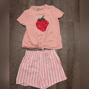 Strawberry Delight Kids Set - Pink